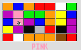 Grandma's Colored Quilt atari screenshot